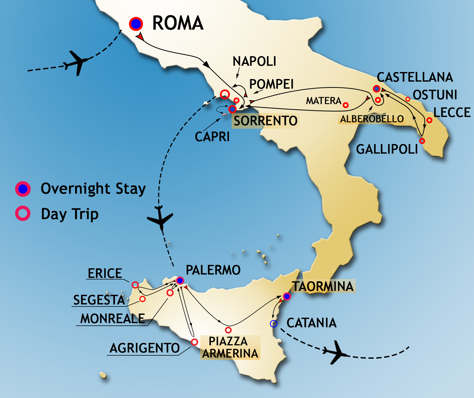 Discover the South: Roma, Amalfi Coast, Capri and Sicily - Southern ...