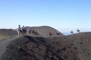 Etna Craters on Horseback